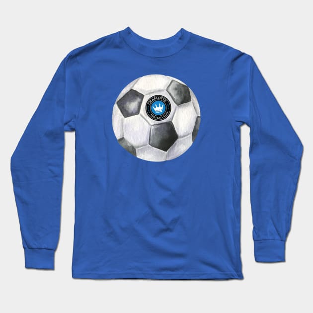 Charlotte fc soccer Long Sleeve T-Shirt by AmyNMann